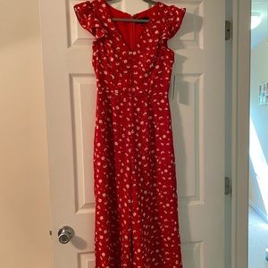 Red Lulu’s Jumpsuit